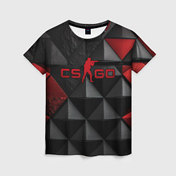 Женская футболка CS GO abstract texture