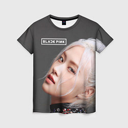 Женская футболка Blackpink Rose gray
