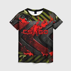 Футболка женская CS GO red logo, цвет: 3D-принт