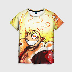 Женская футболка Луффи 5 гир бог Ника - One Piece