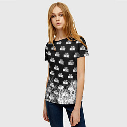 Футболка женская Алан Вейк узор, цвет: 3D-принт — фото 2