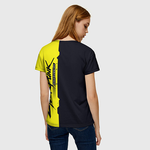 Женская футболка Rebecca - Cyberpunk Edgerunners / 3D-принт – фото 4