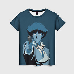 Женская футболка Spike Spiegel blue