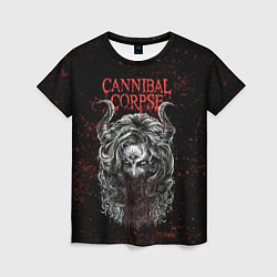 Женская футболка Cannibal Corpse art