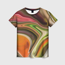 Женская футболка Waves colors