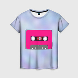 Женская футболка Магнитофонная кассета