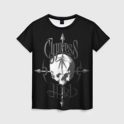 Женская футболка Cypress hill - arrows skull