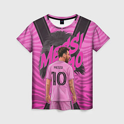 Женская футболка Лионель Месси ФК Интер Майами
