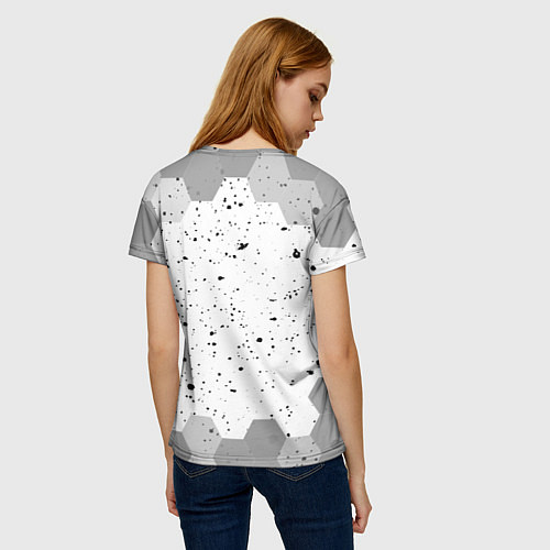 Женская футболка Apex Legends glitch на светлом фоне / 3D-принт – фото 4