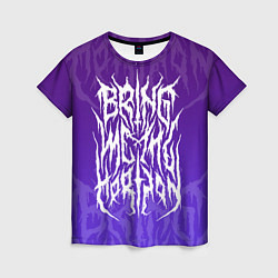 Женская футболка Bring Me The Horizon Lettering