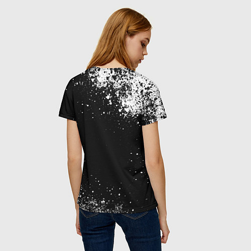 Женская футболка Никто кроме нас - черно-белый / 3D-принт – фото 4