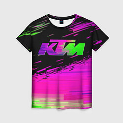 Футболка женская KTM Freeride, цвет: 3D-принт