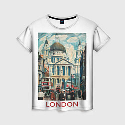 Женская футболка Собор Святого Павла, Лондон