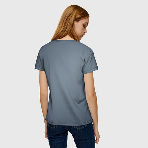 Женская футболка Мордочка маленького енота / 3D-принт – фото 4