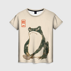 Женская футболка Лягушка - Мацумото Ходжи