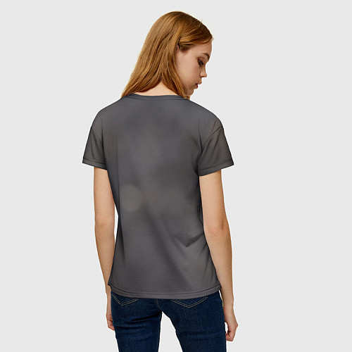 Женская футболка Мордочка забавного поросёнка / 3D-принт – фото 4