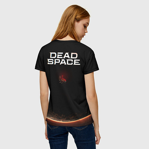 Женская футболка Мертвый космос / 3D-принт – фото 4