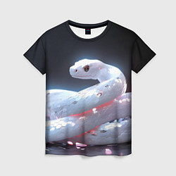 Женская футболка Лунный змей