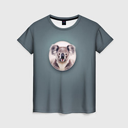 Женская футболка Забавная коала