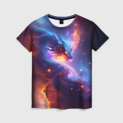 Женская футболка Туманность дракона