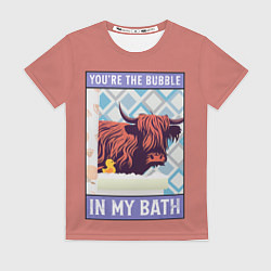 Женская футболка Ты пузырь в моей ванне