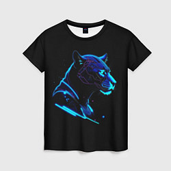Женская футболка Пантера киберпан