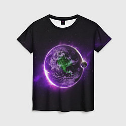 Женская футболка Планета - космос