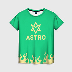 Женская футболка Astro fire