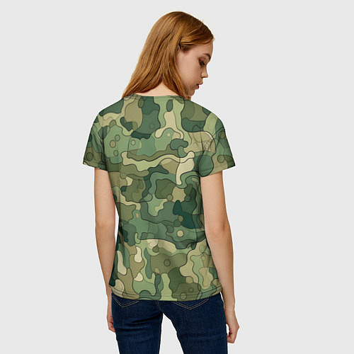Женская футболка И один в поле воин танк Т-72 / 3D-принт – фото 4