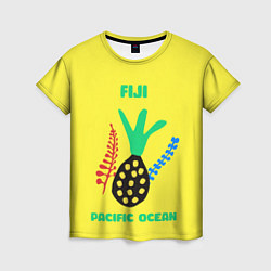 Женская футболка Фиджи - Тихий океан