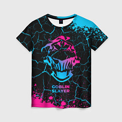 Женская футболка Goblin Slayer - neon gradient
