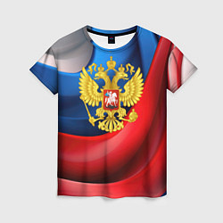 Женская футболка Золотой герб России