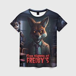 Женская футболка Five Nights at Freddys Mangle