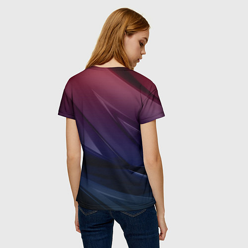 Женская футболка Baldurs Gate 3 logo geometry / 3D-принт – фото 4