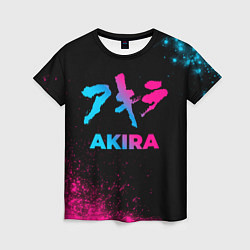 Женская футболка Akira - neon gradient