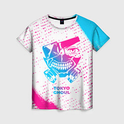 Футболка женская Tokyo Ghoul neon gradient style, цвет: 3D-принт