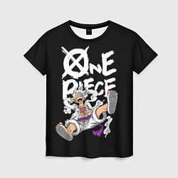 Женская футболка One piece - gear 5 luffy