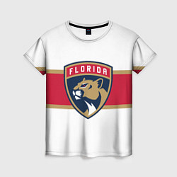 Женская футболка Florida panthers - uniform - hockey