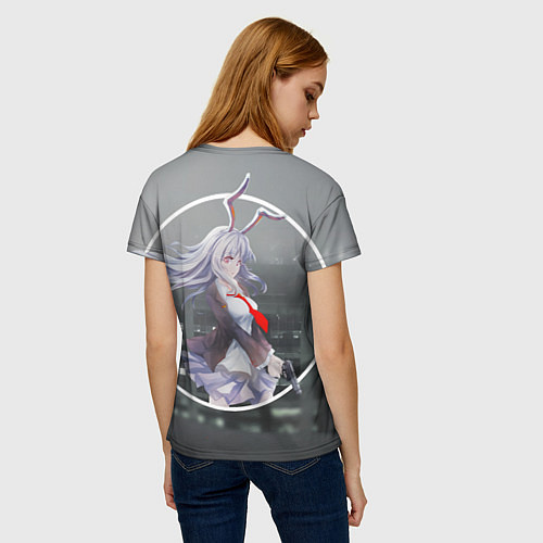 Женская футболка Touhou Project Рейсен Удонгейн Инаба / 3D-принт – фото 4