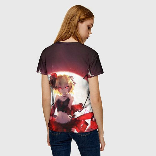 Женская футболка Touhou Project Фландр Скарлет / 3D-принт – фото 4