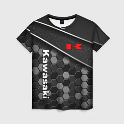 Женская футболка Kawasaki - технологическая