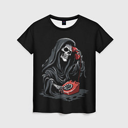 Женская футболка Звонок смерти