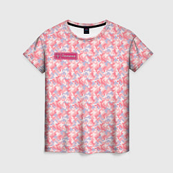 Женская футболка Цифровой камуфляж - Полина