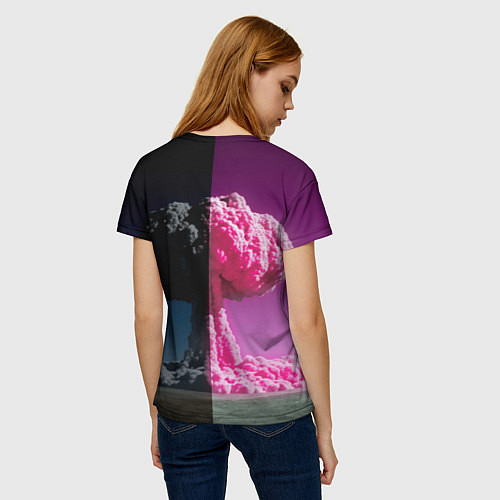 Женская футболка Barbenheimer - meme - nuclear explosion / 3D-принт – фото 4