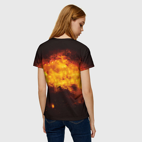 Женская футболка Оппенгеймер и его детище / 3D-принт – фото 4