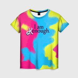 Женская футболка I Am Kenough Tie-Dye