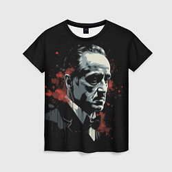 Женская футболка Портрет Дон Вито Корлеоне