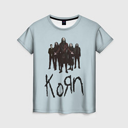 Женская футболка Korn band