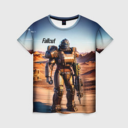 Женская футболка Robot Fallout
