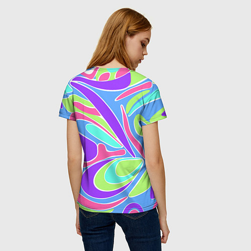 Женская футболка Костюм Barbie Totally Ultra Hair brunette / 3D-принт – фото 4